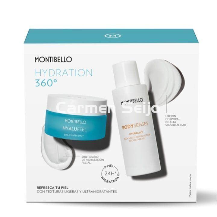 Montibello Pack Hydration 360º Hyalufeel Daily Water Shot + Hydrolait Bodysenses - Imagen 1