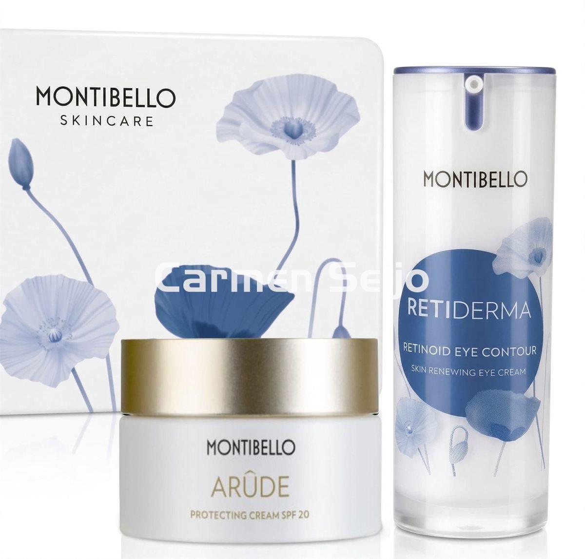 Montibello Pack Protecting Cream SPF 20 Arûde y Contorno de Ojos Retiderma - Imagen 1