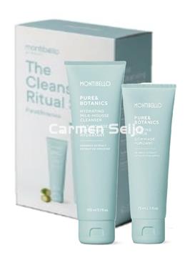 Montibello Pack Pure & Botanics Mousse Limpiadora Hydrating Milk y Melting Scrub - Imagen 1