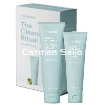 Montibello Pack Pure & Botanics Mousse Limpiadora Hydrating Milk y Melting Scrub - Imagen 1