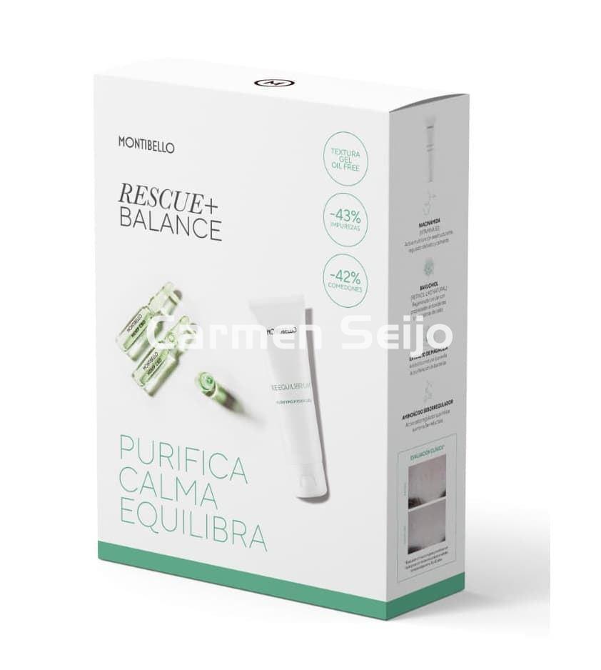 Montibello Pack Re-equilibrium Piel Grasa Joven Purifiying Hydra Gel Rescue + Balance - Imagen 1