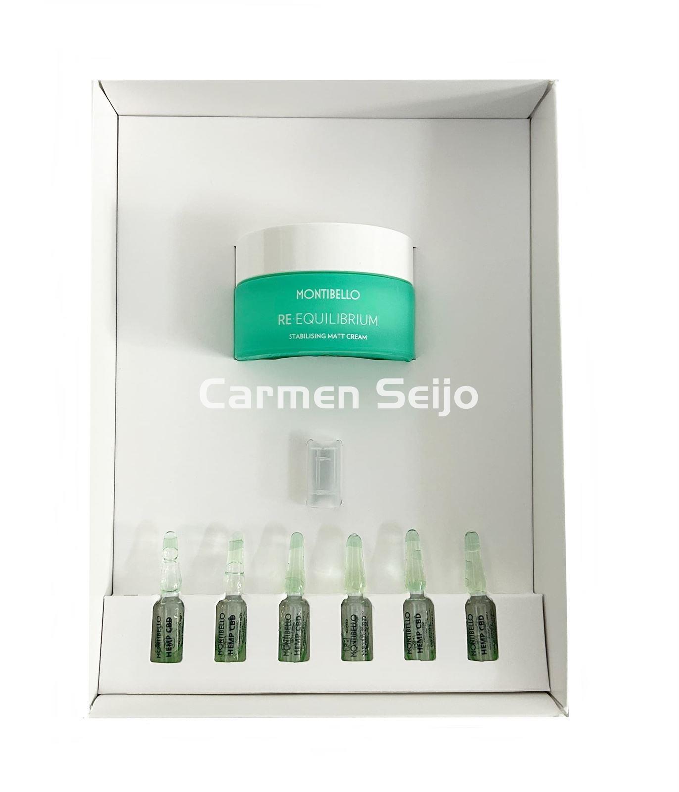 Montibello Pack Re-equilibrium Piel Grasa Madura Stabilising Matt Cream Daily Care - Imagen 1