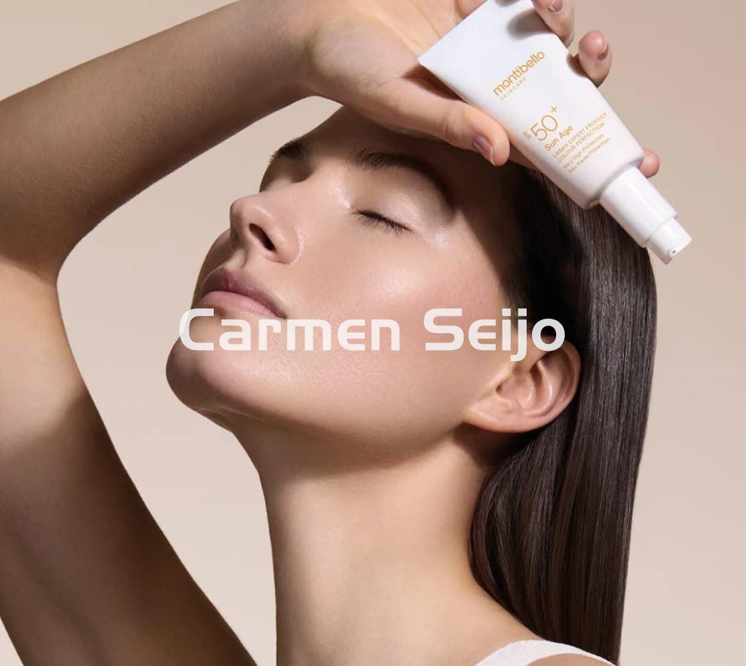 Montibello Protector Solar Facial con Color Urban Expert SPF 50+ Sun Age 50 ml - Imagen 4