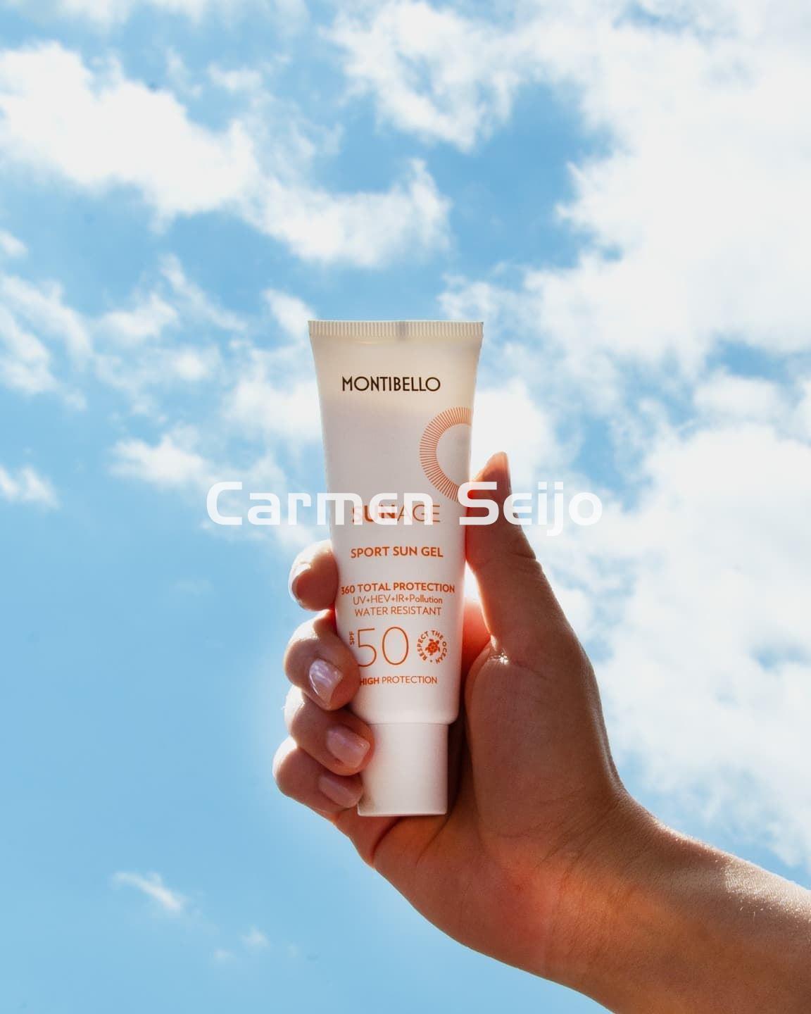 Montibello Protector Solar Facial Sport Sun Gel SPF 50 Sunage - Imagen 2
