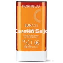Montibello Protector Solar Invisible Protective Stick SPF 50 Sun Age - Imagen 1