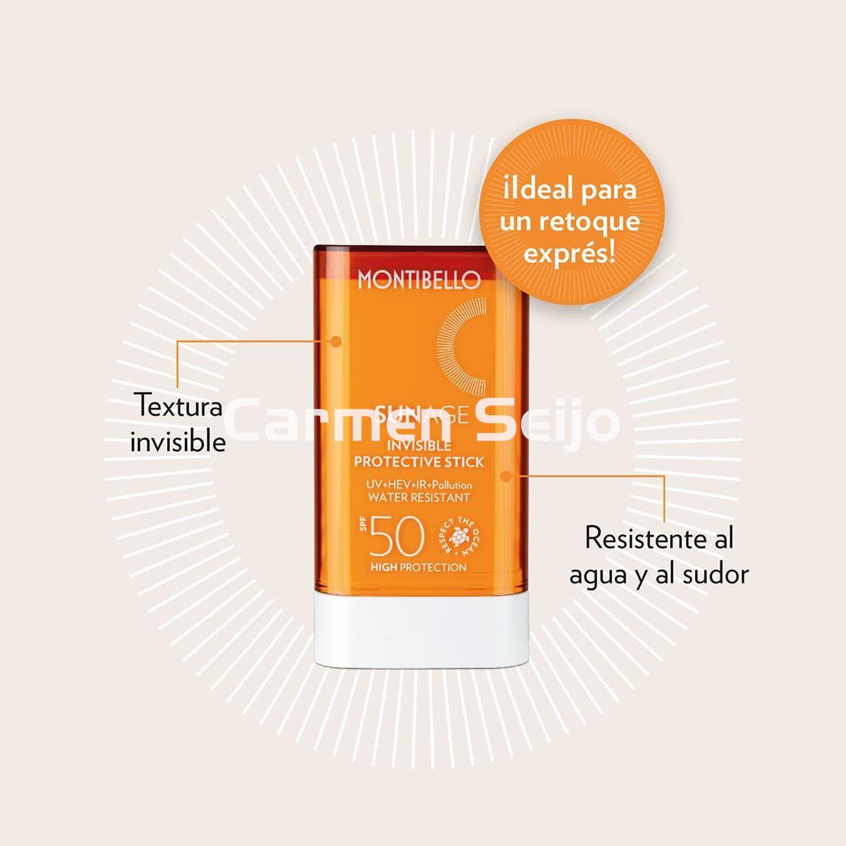 Montibello Protector Solar Invisible Protective Stick SPF 50 Sun Age - Imagen 3