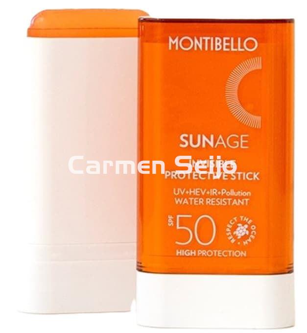 Montibello Protector Solar Invisible Protective Stick SPF 50 Sun Age - Imagen 4
