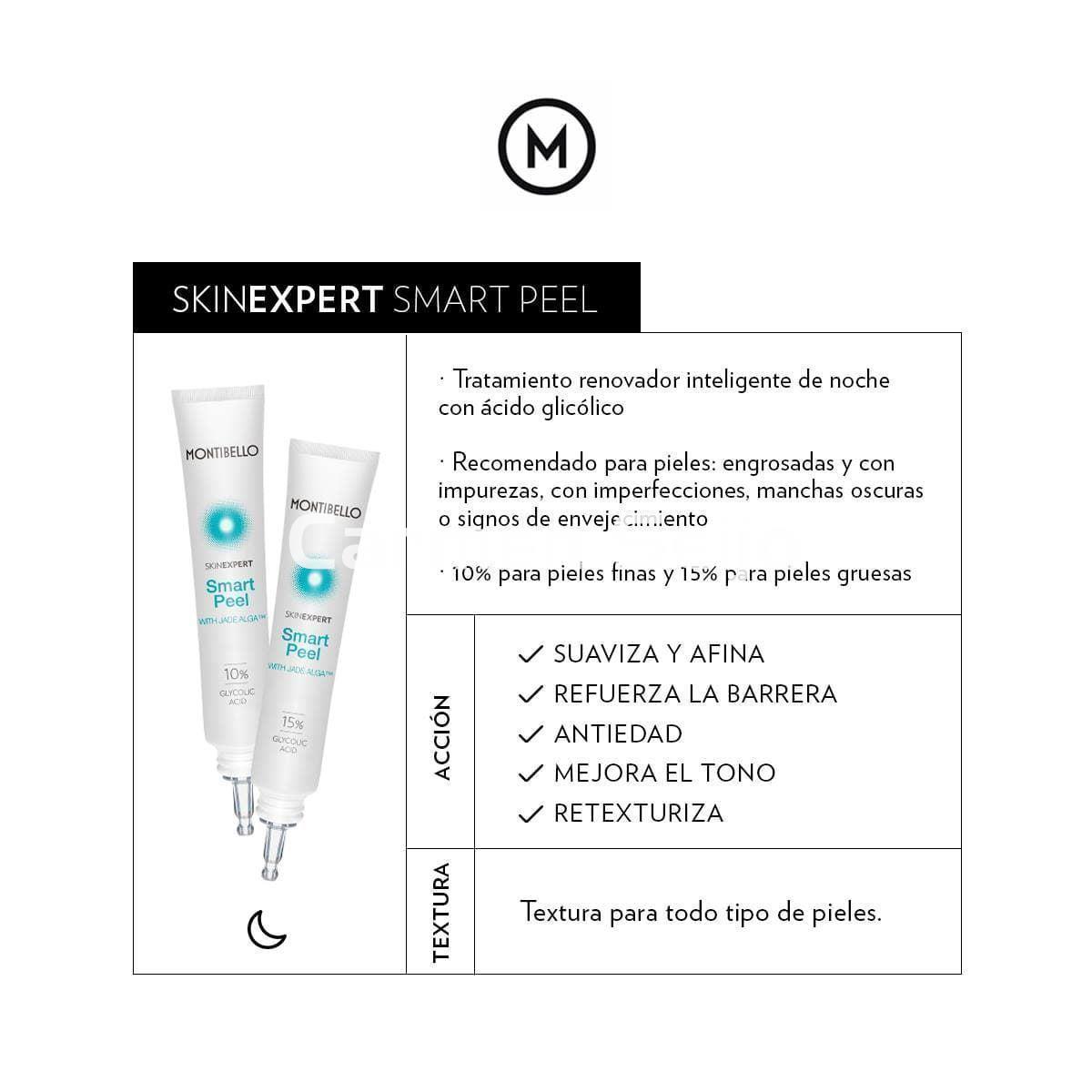 Montibello Tratamiento Inteligente Smart Peel 10% con Ácido Glicólico Skin Expert - Imagen 2