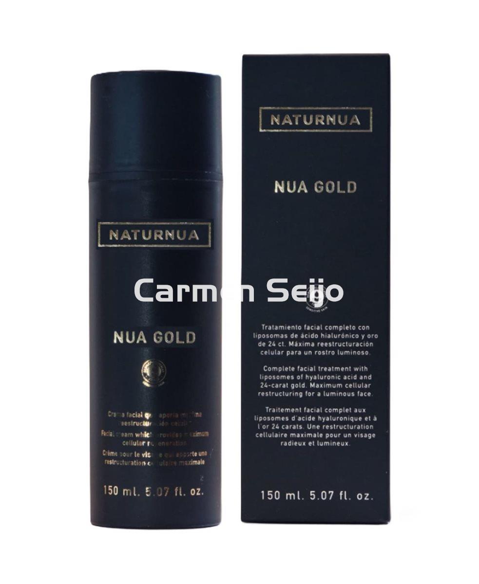 Naturnua Crema Antiedad con Oro y Ácido Hialurónico NUA GOLD - Imagen 1