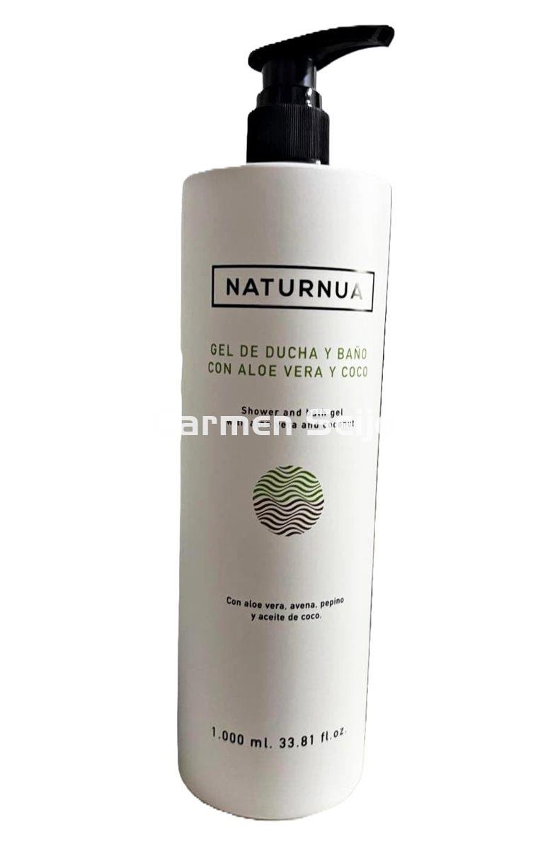 Naturnua Gel de Ducha con Aloe Vera y Coco 1L - Imagen 1