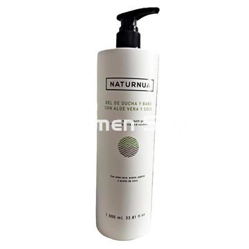 Naturnua Gel de Ducha con Aloe Vera y Coco 1L - Imagen 1