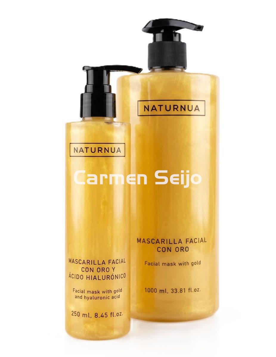 Naturnua Mascarilla Facial con Oro y Ácido Hialurónico Alta Cosmética - Imagen 1