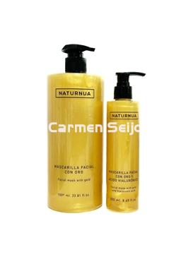 Naturnua Mascarilla Facial con Oro y Ácido Hialurónico Alta Cosmética - Imagen 1