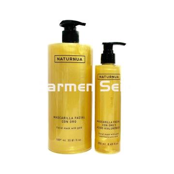 Naturnua Mascarilla Facial con Oro y Ácido Hialurónico Alta Cosmética - Imagen 1
