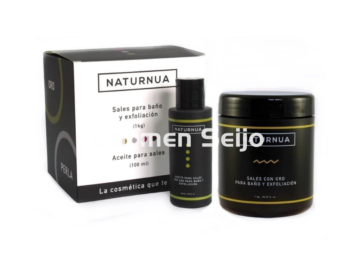 Naturnua Sales con Oro para Baño y Exfoliación - Imagen 1