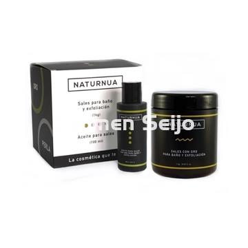 Naturnua Sales con Oro para Baño y Exfoliación - Imagen 1