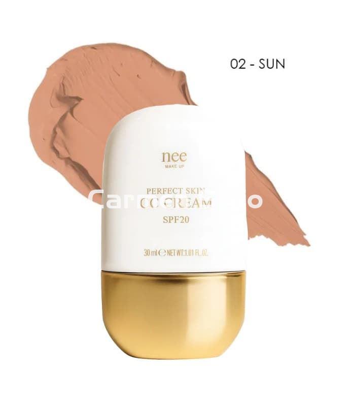 Nee Make Up Milano CC Cream 02 Sun Perfect Skin "Care & Glow" - Imagen 1