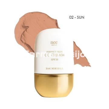 Nee Make Up Milano CC Cream 02 Sun Perfect Skin "Care & Glow" - Imagen 1