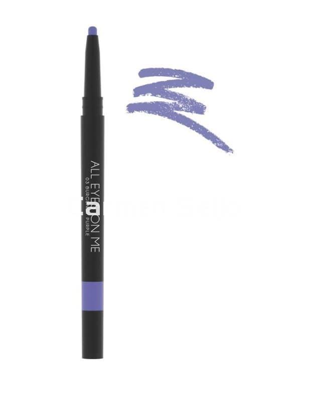 Nee Make Up Milano Delineador Ojos Borgoña Púrpura "All Eyes On Me" - Imagen 1