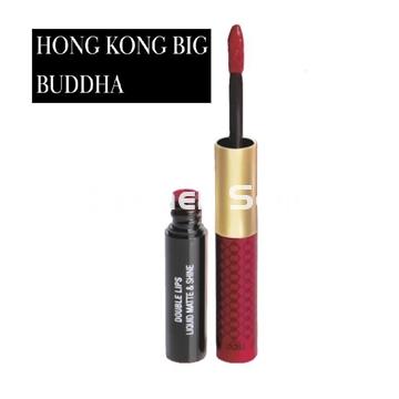 Nee Make Up Milano Double Lips Liquid Matte & Shine Hong Kong Big Buddha 513 Sensual Chic - Imagen 1