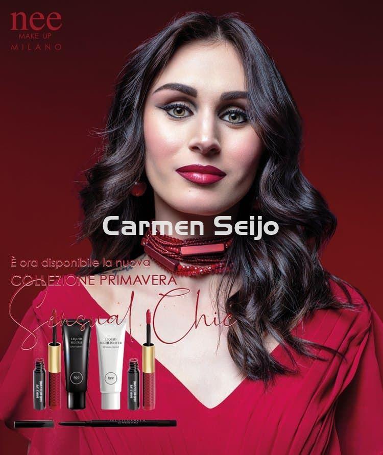 Nee Make Up Milano Double Lips Liquid Matte & Shine Hong Kong Big Buddha 513 Sensual Chic - Imagen 3