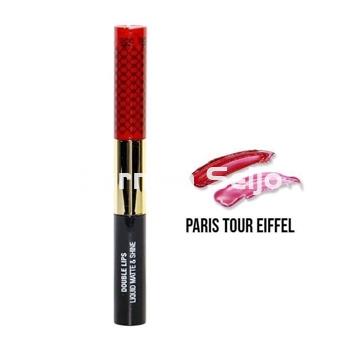 Nee Make Up Milano Double Lips Liquid Matte & Shine Paris Torre Eiffel 500 - Imagen 1