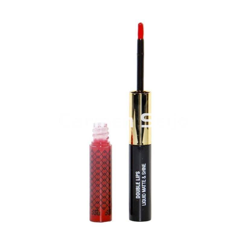 Nee Make Up Milano Double Lips Liquid Matte & Shine Paris Torre Eiffel 500 - Imagen 3