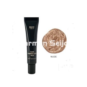 Nee Make Up Milano Fluido Iluminador Nude Shimmer Cool Face - Imagen 1