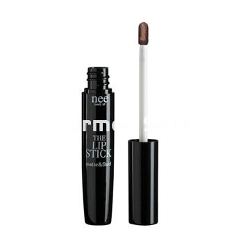 Nee Make Up Milano Labial The Lipstick Matte & Fluid Dark Brown - Imagen 2