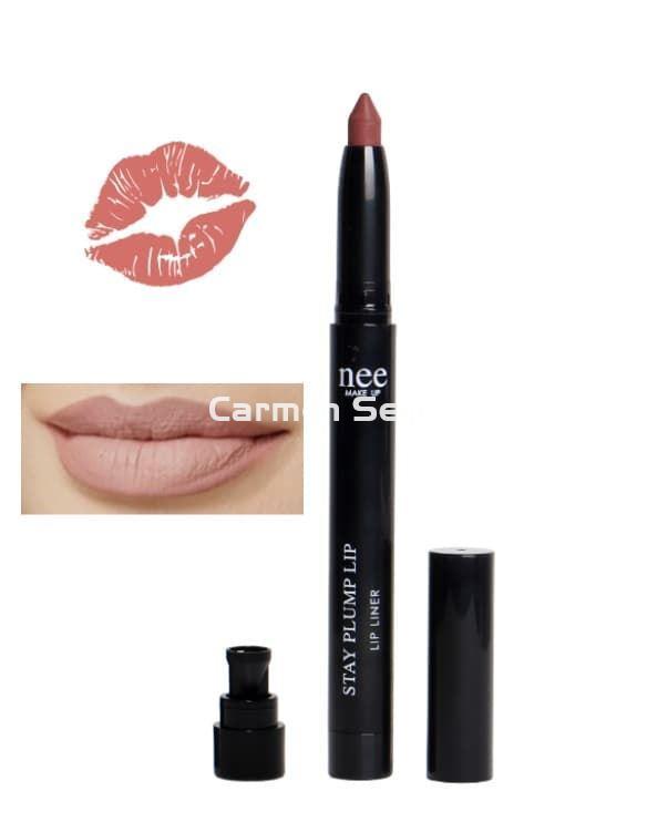 Nee Make Up Milano Lápiz Labial Stay Plump Lip 01 Central Blush - Imagen 1