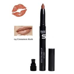 Nee Make Up Milano Lápiz Labial Stay Plump Lip 04 Cinnamon Rush - Imagen 1