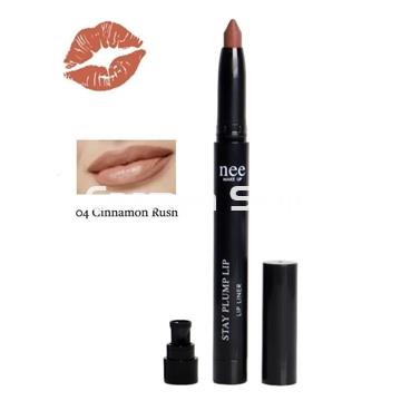 Nee Make Up Milano Lápiz Labial Stay Plump Lip 04 Cinnamon Rush - Imagen 1