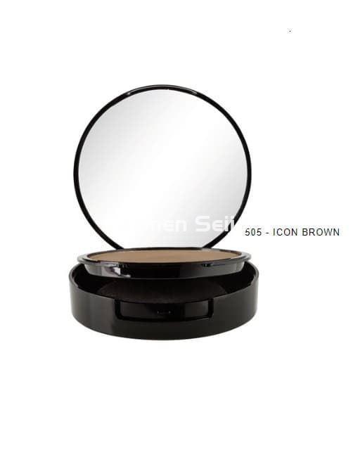 Nee Make Up Milano Maquillaje Compacto Dual Matte Wear SPF 15 - Imagen 5