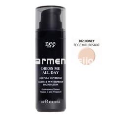 Nee Make Up Milano Maquillaje Mate y Waterproof Dress Me All Day 302 Honey - Imagen 1