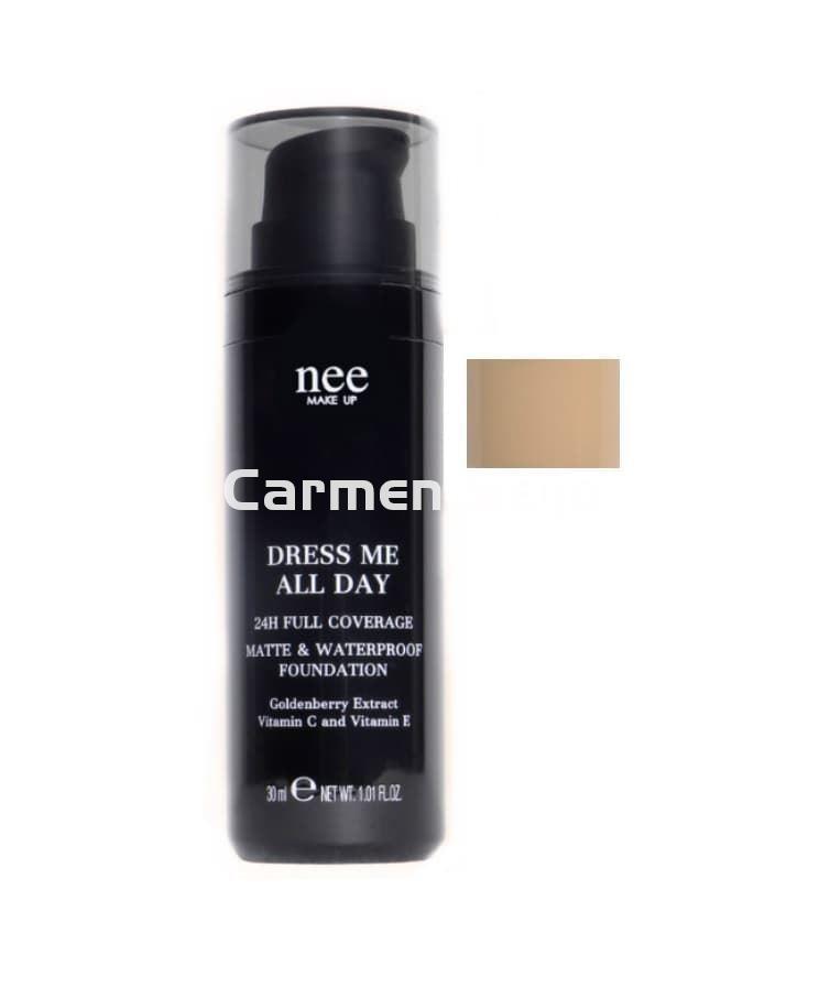 Nee Make Up Milano Maquillaje Mate y Waterproof Dress Me All Day 304 Caramelo - Imagen 1