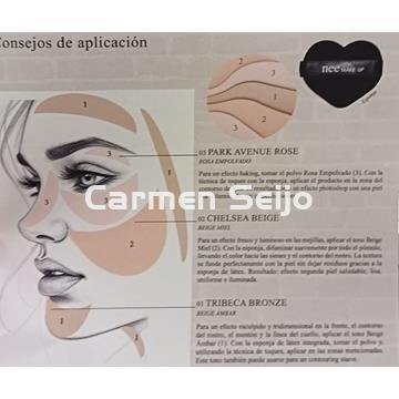 Nee Make Up Milano Polvo Compacto Photoshop Light Powder - Imagen 2