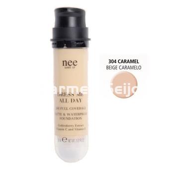 Nee Make Up Milano Refill Maquillaje Dress Me All Day 304 Caramelo - Imagen 1