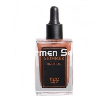 Nee Make Up Milano Shimmer Body Oil Smokey Glam Couture - Imagen 1