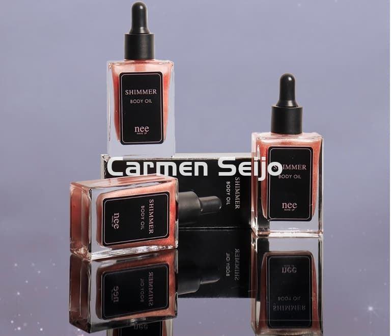 Nee Make Up Milano Shimmer Body Oil Smokey Glam Couture - Imagen 2