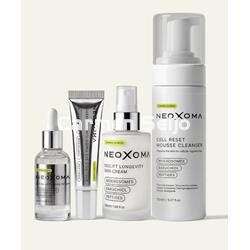 NEOXOMA Rutina Completa Longevity System: Limpiador, Sérum, Contorno y Crema - Imagen 1