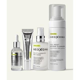 NEOXOMA Rutina Completa Longevity System: Limpiador, Sérum, Contorno y Crema - Imagen 1