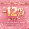 Promo Fin de Semana -12% DTO