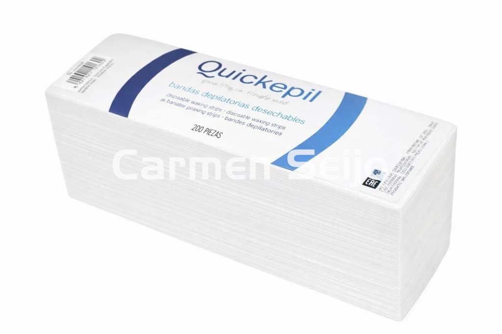 Quickepil Bandas Depilatorias 200 Unidades - Imagen 1