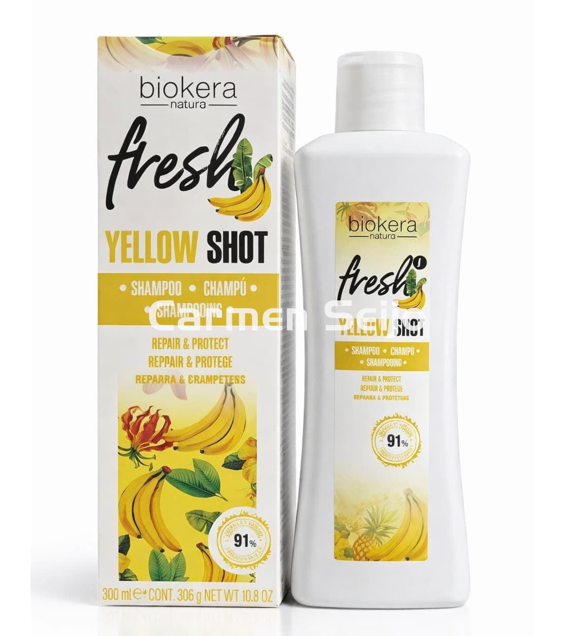 Salerm Champú Yellow Shot - Reparador - Imagen 1