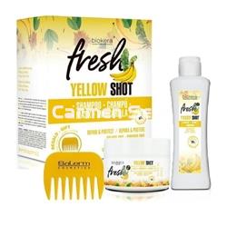 Salerm Pack Yellow Shot - Champu + Mascarilla Reparadora - Imagen 1