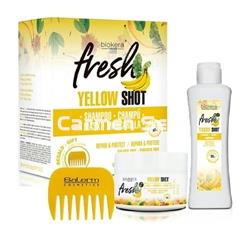 Salerm Pack Yellow Shot Champú y Mascarilla Plátano - Imagen 1