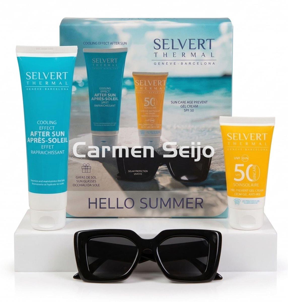 Selvert Thermal Pack Solar Crema Antiedad SPF 50 y After Sun - Imagen 1
