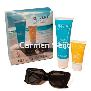 Selvert Thermal Pack Solar Crema Antiedad SPF 50 y After Sun - Imagen 1