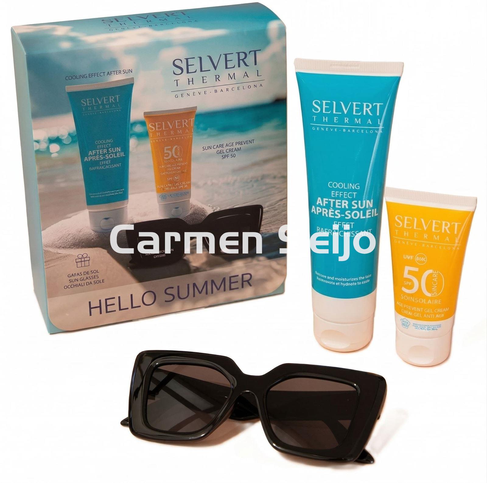 Selvert Thermal Pack Solar Crema Antiedad SPF 50 y After Sun - Imagen 2