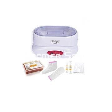 Starpil Kit Calentador Parafina Manicura Y Pedicura de Melocotón - Imagen 1